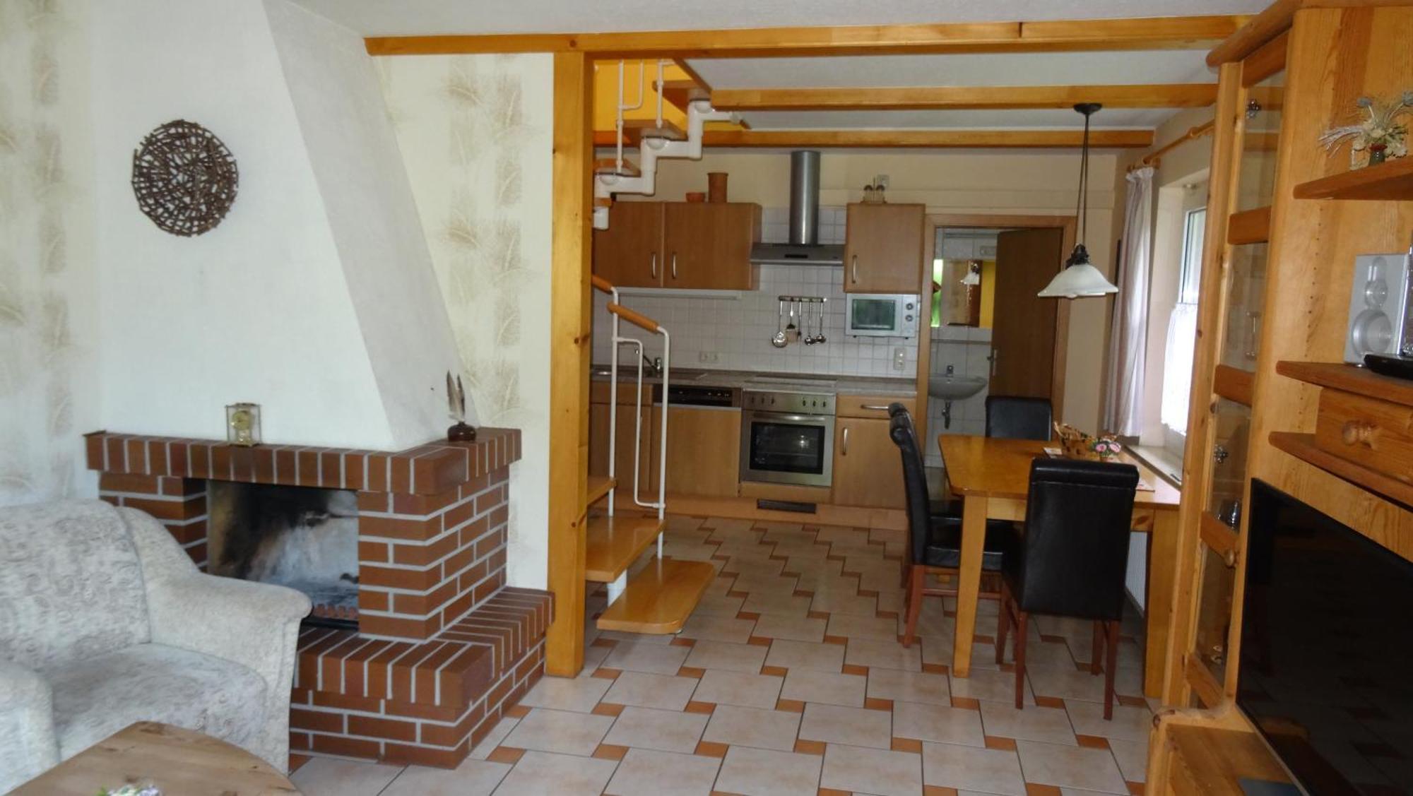 Ferienhaus Im Urigen Garten Bzw Eulenhaus ツィングシュト エクステリア 写真